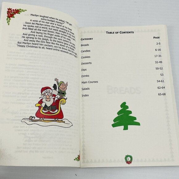 Pr Treats Treasures Christmas Cookbook December 2002 Vintage Recipe Book Holiday - Picture 4 of 10